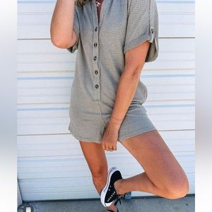 Etta + East Short Jumpsuit - Size Large NWT